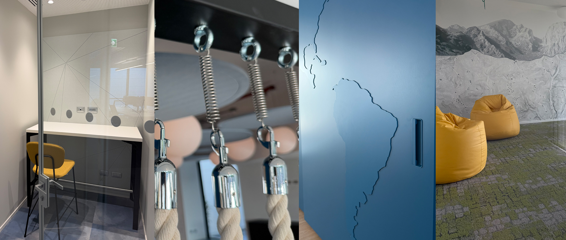 Dettagli costruttivi ed estetici negli uffici Italsempione